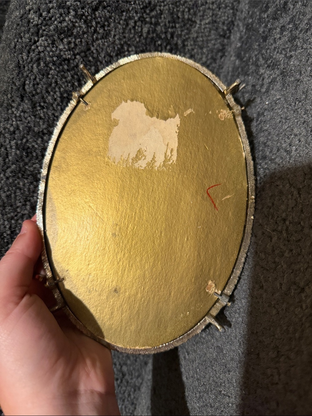 Vintage Mirrored Tray with Lipstick Holder - Picture 5 of 5